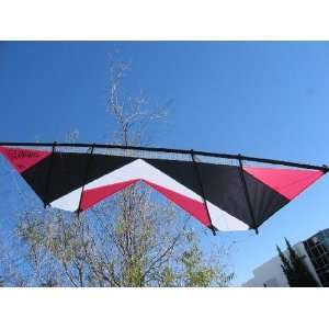   Red White Black Quad Line Stunt Kite Made in the USA: Toys & Games
