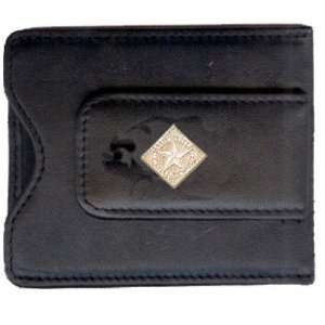   Rangers Gold Plated Leather Money Clip & C/C Holder: Sports & Outdoors