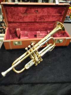   Two Tone YORK 75 Bb Trumpet w/ Mouth Piece in Padded Hard Case Student