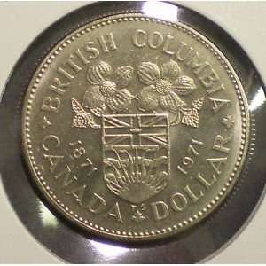  1971 CANADIAN Dollar   British Columbia Commenorative 