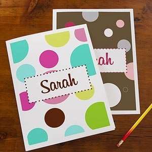    Personalized Folders for Girls   On The Go: Office Products