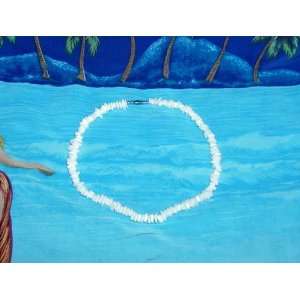  Pure White Surfer Puka Shell Necklace 