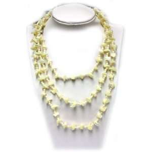   of Pearl Broken Shell Necklace   Puka Shell Wrap Necklace (1 Piece