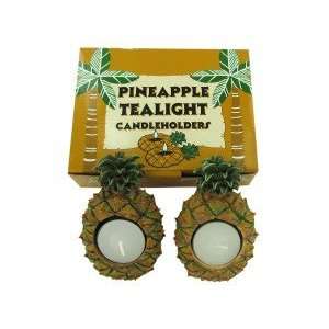  2 Pack Pineapple Tealight Candle Holders 
