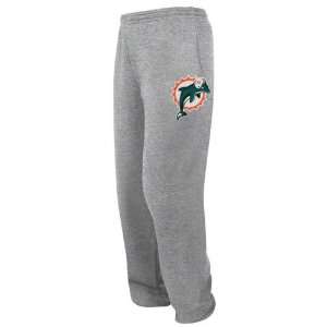  Miami Dolphins Youth Touchdown Grey Fleece Pants: Sports 