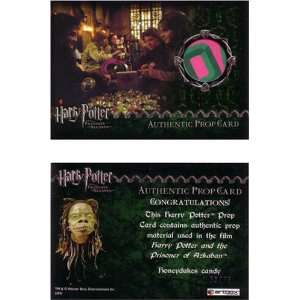  Harry Potter Azkaban Prop Card   ULTRA RARE Honeydukes Candy 