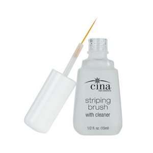  Cina Striping Brush with Cleaner: Beauty