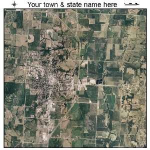   Aerial Photography Map of Maryville, Missouri 2010 MO 