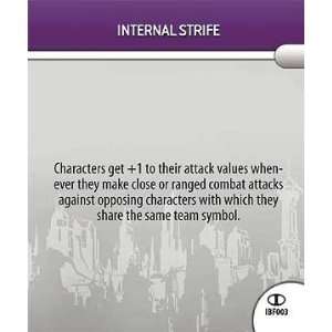    HeroClix: Internal Strife # IBF003 (Rookie)   Icons: Toys & Games