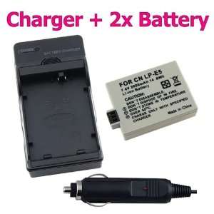   Battery + Battery Charger FOR CANON CAMERA EOS Digital Rebel T1i / EOS