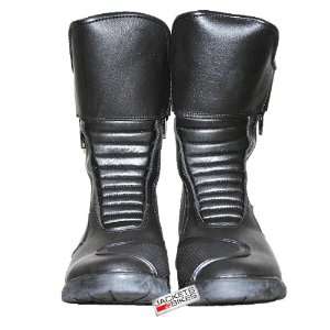    LEATHER BIKER MOTORCYCLE BOOTS BLACK STREET BOOT 11 Automotive