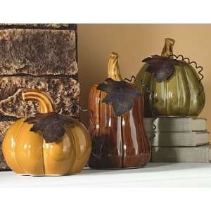  Ceramic Gourd Trio