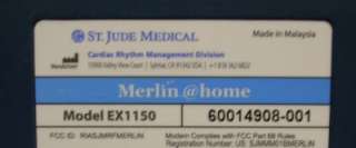 Merlin @ Home   St Judes Medical Home Monitor EX1150  