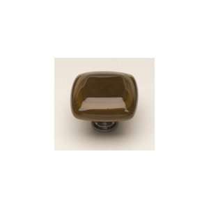 Sietto K 102 ORB, Stratum Woodland & Umber Glass Knob, Length 1 1/4,