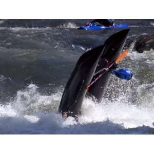  Boat Capsized in Rapids on the Gauley River Premium 