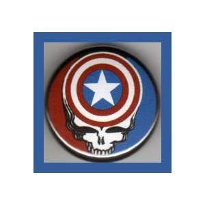  Captain America Grateful Dead 1 Inch Magnet: Everything 