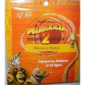    Madagascar Escape 2 Africa Memory Match Cards: Toys & Games