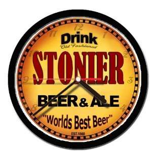  STONIER beer and ale cerveza wall clock: Everything Else