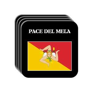   , Sicily (Sicilia)   PACE DEL MELA Set of 4 Mini Mousepad Coasters