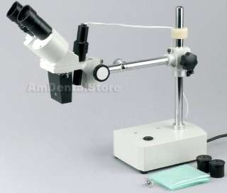 Dental Lab Stereo Microscope with Boom Stand 10x/20  