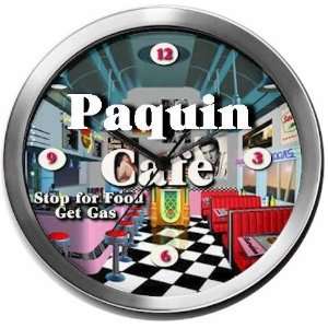  PAQUIN 14 Inch Cafe Metal Clock Quartz Movement: Kitchen 