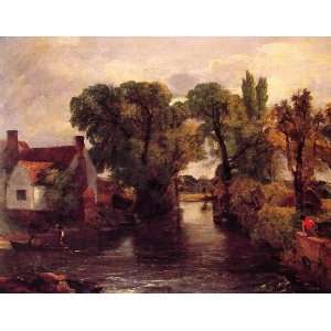    6 x 4 Greeting Card Constable The Mill Stream
