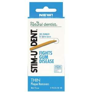  Natural Dentist Stim U Dent Thin 160 Ct: Health & Personal 
