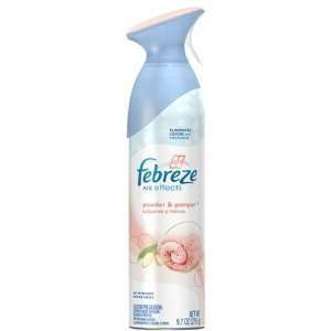  Febreze Air Refresher Spray   Powder & Pamper 9.7 Oz (9 