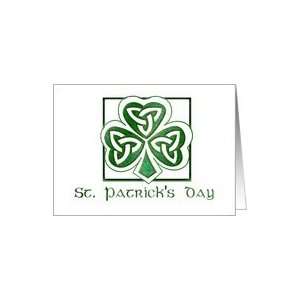  St. Patricks Day Card Elegant Simple Card: Health 