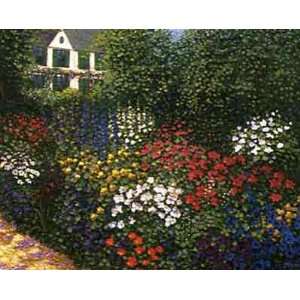  Patrick Antonelle   Monets Garden V Canvas Giclee