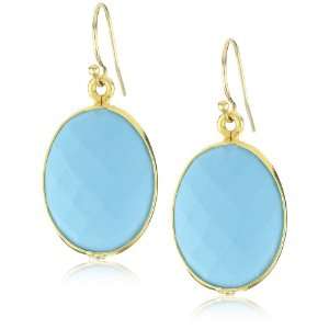  Mary Louise Blue Turquoise Earrings: Jewelry