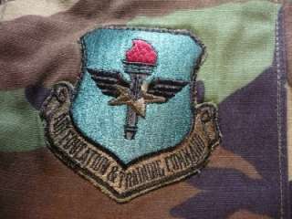 Military BDU Shirt Camo Cargo US ARMY USAF Medium XXShort HuntingWork 