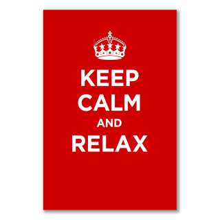 A2+ glossy poster: KEEP CALM AND RELAX ALL COLOURS WW2 WWII PARODY 
