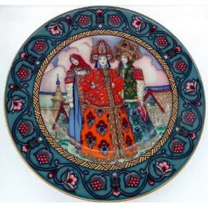  Vassilissa & Her Stepsisters   Russian Fairy Tale Plate 