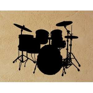  Drumset   Drums Removable Wall Vinyl Decal Sticker