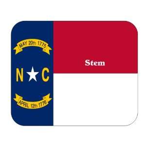   US State Flag   Stem, North Carolina (NC) Mouse Pad: Everything Else