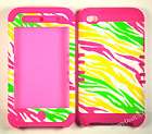 Hybrid Silicone+Cover Case for APPLE iPod Touch iTouch 4 4th PK/Glow 