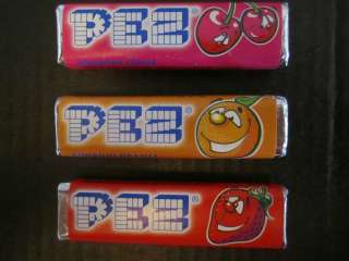Canadian Smiley Face Pez Candy Display Box (Empty) plus 3 refills 