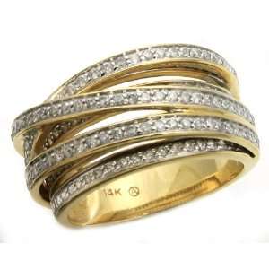   0ct. Diamond Highway Ring (H I, I1 I2) Inc. Oro Alexander Jewelry