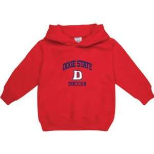  Dixie State Red Storm Red Toddler/Kids Soccer Arch Hooded 