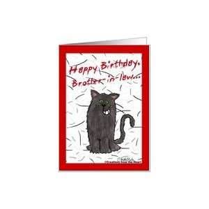 Shedding Cat Birthday for brother in law Card