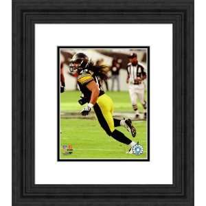 Framed Troy Polamalu Pittsburgh Steelers Photograph 