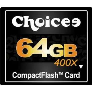  Choicee 64GB Compact Flash Card 400X: Computers 