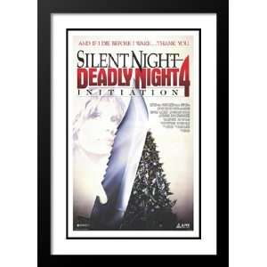  Silent Night, Deadly Night 4 20x26 Framed and Double 