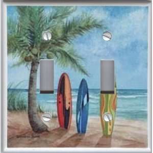  At the Beach Double toggle Switch Plate