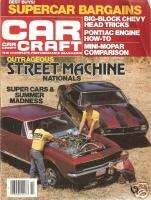 OCTOBER 1981 CAR CRAFT FUNNY CARS AND FUEL BIKES ON FIRE! NEW MOPAR 