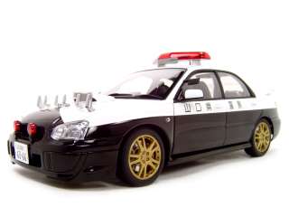   diecast subaru impreza wrx sti japanese police car by autoart has
