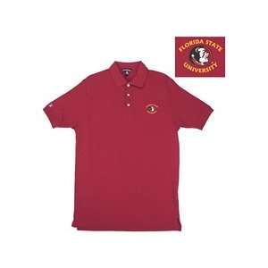   Seminoles Red Classic Pique Stainguard Polo Shirt
