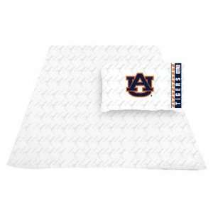 Auburn Tigers Sheet Set   Twin Bed