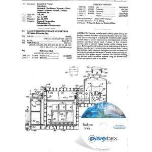  NEW Patent CD for VACUUM MELTING FURNACE AND METHOD 